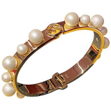 Fendi gold pearl bracelets