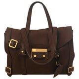 Prada brown leather handbag