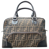 Fendi brown cloth handbag