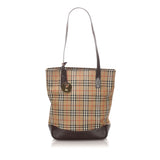 Burberry brown cloth handbag