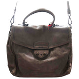 Prada brown leather handbag