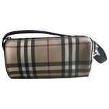 Burberry ecru cotton handbag