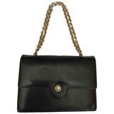 Fendi black lizard handbag