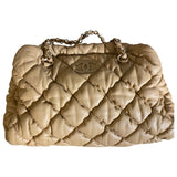 Chanel beige leather handbag