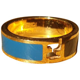 Fendi the fendista gold metal rings