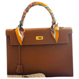 Hermès kelly 35 camel leather handbag