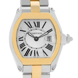 Cartier Roadster Ladies Steel and Yellow Gold Watch W62026Y4