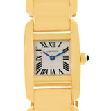 Cartier Tankissime 18K Yellow Gold Ladies Watch W650037H Box Papers