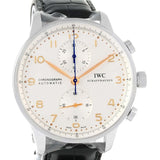 IWC Portuguese Chrono Automatic Steel Mens Watch IW371445 Unworn