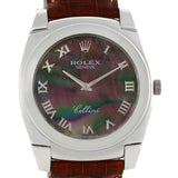 Rolex Cellini Cestello 18K White Gold Mother of Pearl Dial Watch 5330