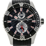 Ulysse Nardin Maxi Marine Diver Black Dial Rubber Watch 263-10-3-92