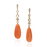 de Boulle Collection Coral & Diamond Drops