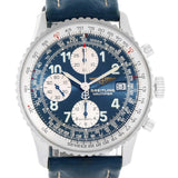 Breitling Navitimer II Automatic Steel Blue Strap Mens Watch A13322