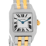 Cartier Santos Demoiselle Steel Yellow Gold Watch W25066Z6 Box Papers