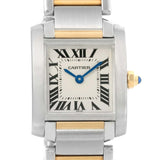 Cartier Tank Francaise Ladies Steel Yellow Gold Quartz Watch W51007Q4