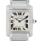 Cartier Tank Francaise Midsize NonDate Stainless Steel Watch WSTA0005