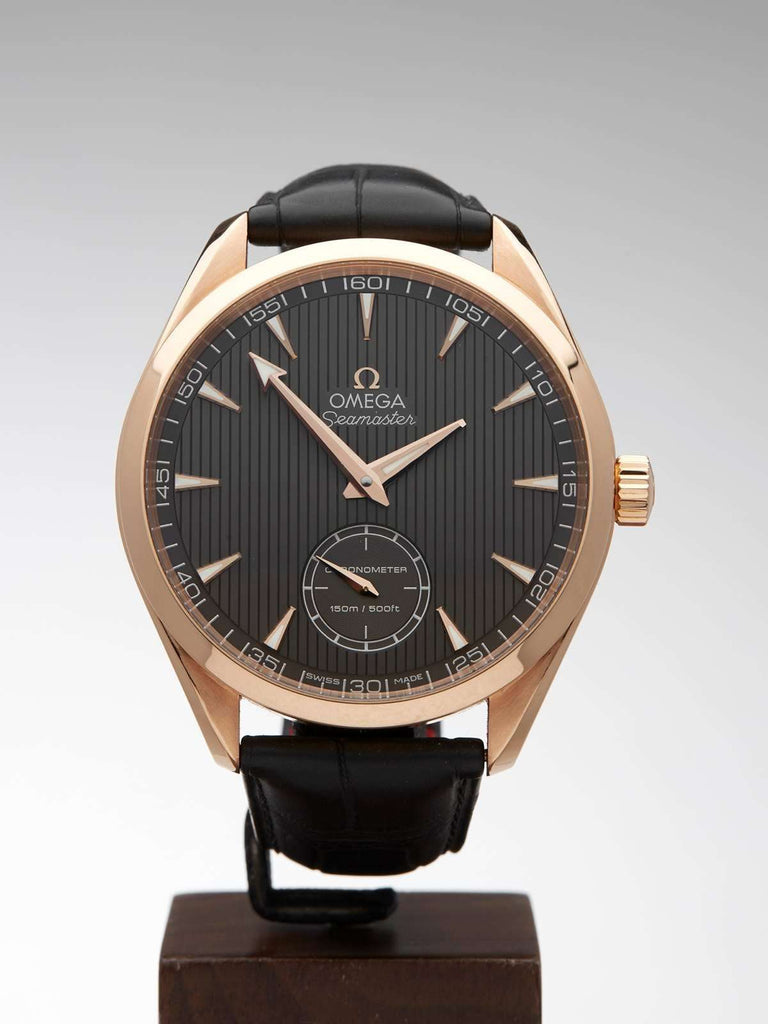 OMEGA SEAMASTER AQUA TERRA XXL 18K ROSE GOLD GENTS 23153491006001 20 Luxify Marketplace