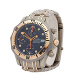 OMEGA - SEAMASTER CHRONOGRAPH TITANIUM & 18K ROSE GOLD GENTS 2296.80.00 2000'S