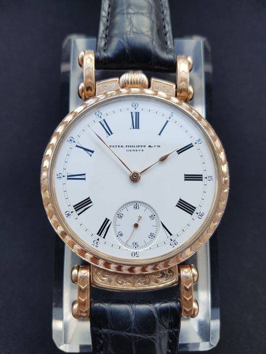 Patek Philippe Marriage watch solid gold unique engraved case Luxify Marketplace