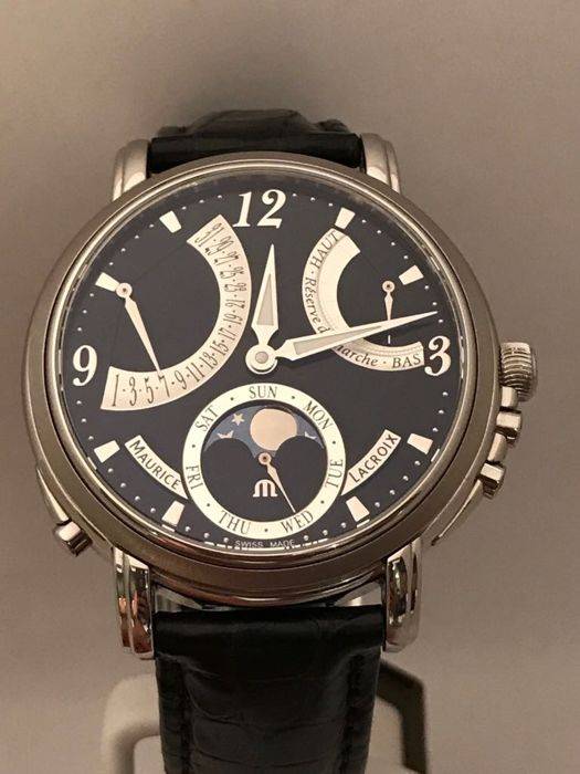 Maurice Lacroix Lune Retrograde Manual Wind mp7078 ss001 320