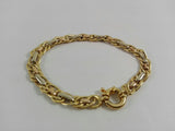 "Il Giglio" women's bracelet in 18 kt yellow, white and rosé gold. Weight 7.2 g