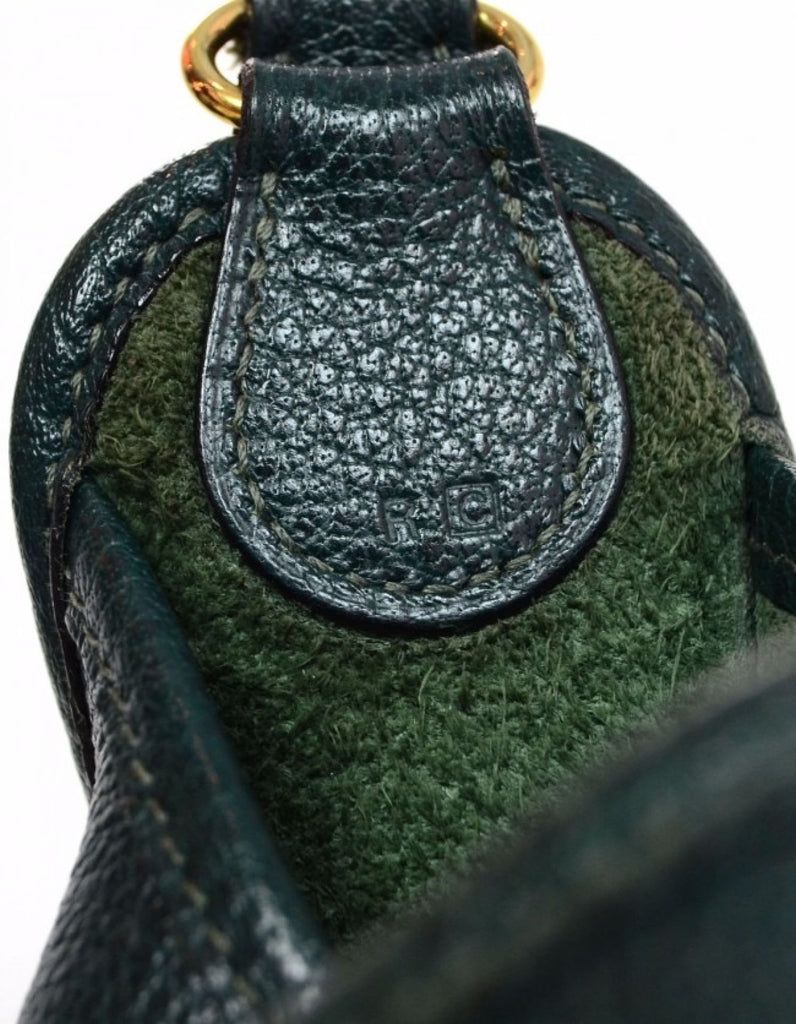 An Hermes Black Leather Vespa Bag, 11 x 11 x 3; Strap drop: 18.5.