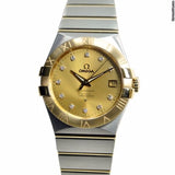 Omega Constellation 18k Gold Steel Gold Automatic