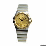 Omega Constellation 18k Gold Steel Gold Automatic