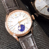 Rolex Cellini Series 18k Rose Gold White Automatic