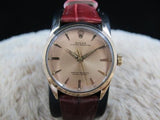 1966 ROLEX OYSTER PERPETUAL 1024 PINK GOLD SHELL ORIGINAL SALMON DIAL