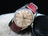 1966 ROLEX OYSTER PERPETUAL 1024 PINK GOLD SHELL ORIGINAL SALMON DIAL