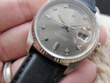 1978 ROLEX DAY-DATE 18039 WITH ORIGINAL BROWN DIAMOND DIAL AND PAPER