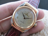 1947 ROLEX HOODED BUBBLEBACK 3065 2-TONE PINK GOLD WITH CREAMY DIAL