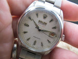 1954 ROLEX OYSTERDATE 6294 ORIGINAL HONEYCOMB DIAL WITH RED DEPTH