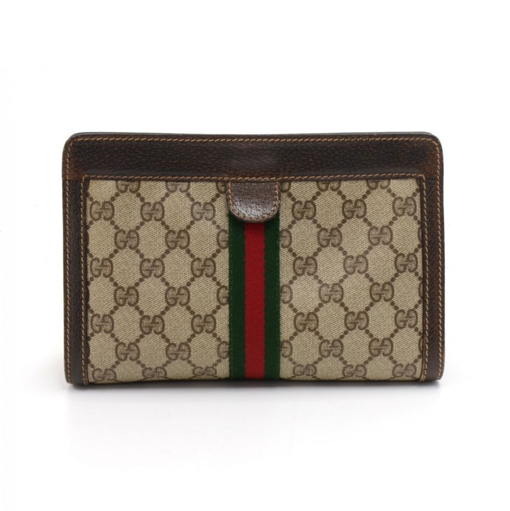 Gucci Vintage Gucci Accessory Collection GG Supreme Coated Canvas