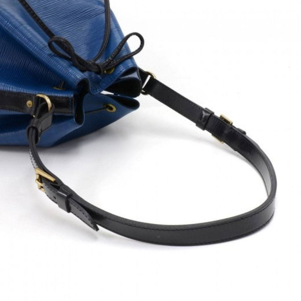 Louis Vuitton Blue Epi Bicolor Petit Noe Black Leather ref.959526
