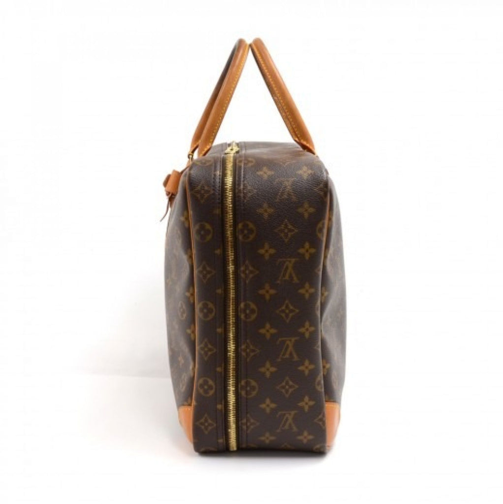 Auth Louis Vuitton Monogram Sirius 45 Travel hand bag Vintage