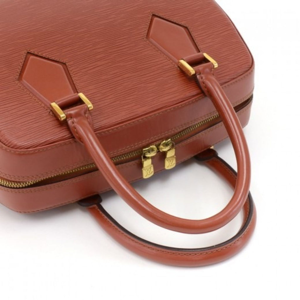 Louis Vuitton Vintage Sablon Brown Kenyan Fawn Epi Leather Hand Bag For  Sale at 1stDibs