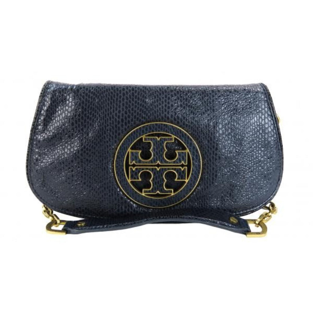 Tory burch store navy clutch