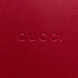 Gucci 368568 Red Leather / Ebony GG Supreme Canvas Reversible Large Tote Bag
