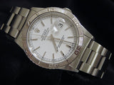 Pre Owned Mens Rolex Stainless Steel Datejust with a White Dial 16264